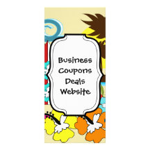 Surf Shop Surfing Ocean Beach Surfboards Palm Tree Custom Rack Card
