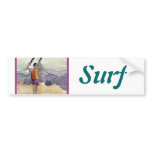 Surf Surfer Bumper Sticker