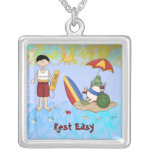 Surf up Dude Pendant