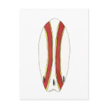 Surfboard Postcard