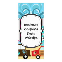 Surfboards Beach Bum Surfing Hippie Vans Rack Card Design