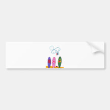 Surfboards Bumper Sticker