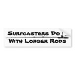 Surfcasting Bumper Sticker bumper stickers