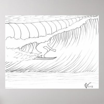 Surfed Out Print by Calicoast
