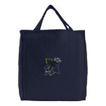 Surfer Abstract embroidered bags