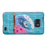 Surfer And Tiki Statue Samsung Galaxy S Cover