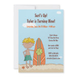 Surfer Birthday Party Invitation