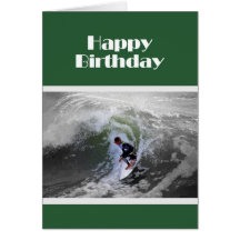 Surfer Boy Birthday Card