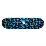 Surfer Collage design in blue Skateboards
