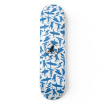 Surfer Collage design in dark blue skateboards