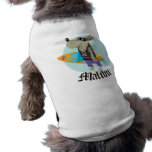 surfer dog malibu  skull pet clothing