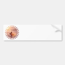 Surfer Girl Bumper Sticker