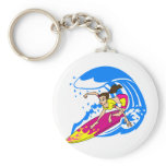 Surfer Girl Keychains