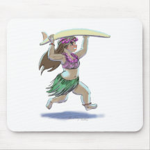 SuRfEr GiRL Mousepad