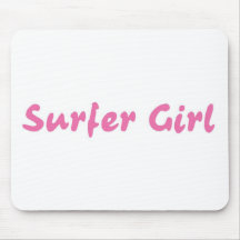 Surfer Girl Mousepads