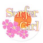 Surfer Girl Stickers