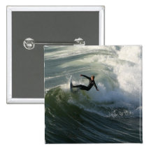 Surfer in a Wetsuit  Pin