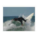 Surfer In Ocean Beach postcards