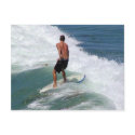 Surfer On Waves postcards