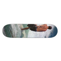 Surfer On Waves Skate Boards