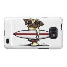 Surfer Pug Samsung Galaxy S2 Covers