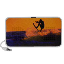 surfer sunset doodle travelling speaker