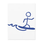 surfer surfing icon postcards