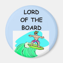 surfer surfing refrigerator magnet