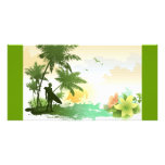 Surfer Theme Photo Card Template