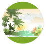 Surfer Theme Sticker