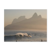"Surfers at Arpoador, Rio de Janeiro" postcard