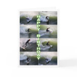 Surfers Collage Happy Birthday cards