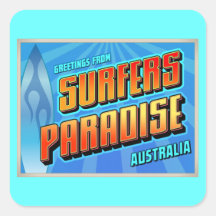 SURFERS PARADISE SQUARE STICKERS
