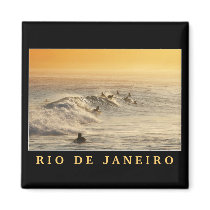 "Surfers, Rio de Janeiro" fridge magnet
