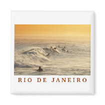 "Surfers, Rio de Janeiro" fridge magnet