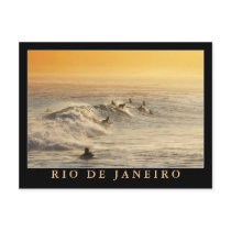 "Surfers, Rio de Janeiro" postcard