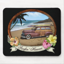 Surfin' Hawaii Mousemat