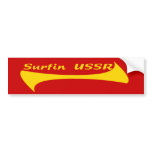 Surfin USSR sticker bumper stickers