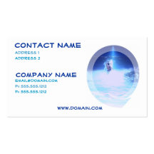 Surfing Big Waves Business Card