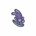 Surfing Bunny Embroidered Knits and Sweatshirts embroidered shirts