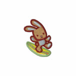 Surfing Bunny Embroidered Knits and Sweatshirts embroidered shirts