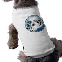 Surfing Pet T Shirt