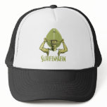 Surfing Halloween Frankenstein Trucker Hats