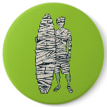 Surfing Halloween Mummy buttons