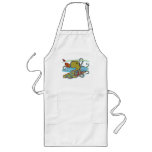 Surfing Halloween Octopus aprons