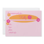 Surfing Hibiscus invitations