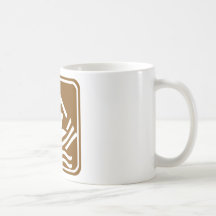 Surfing Highway Sign Coffee Mugs