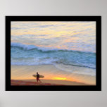 Surfing in Baja Mexico posters