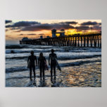 Surfing in Southern California Posters
