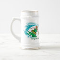 Surfing Irish Leprechaun mugs